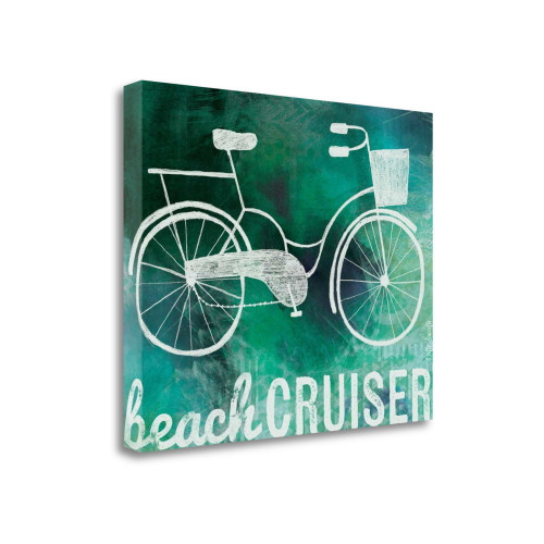 Beach Cruiser 1 Wrapped Canvas Print Wall Art
