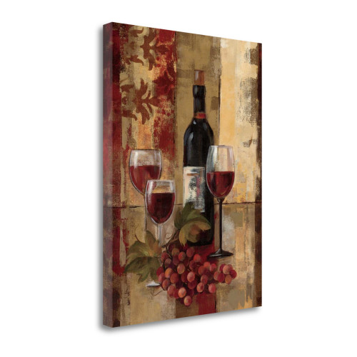 Graffiti And Wine II Wrapped Canvas Print Living Room Wall Art