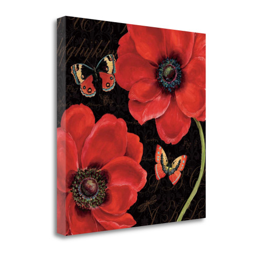 Petals And Wings III Wrapped Canvas Print Living Room Wall Art