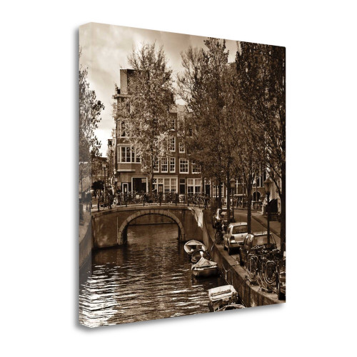 Autumn In Amsterdam Iv Wrapped Canvas Print Wall Art