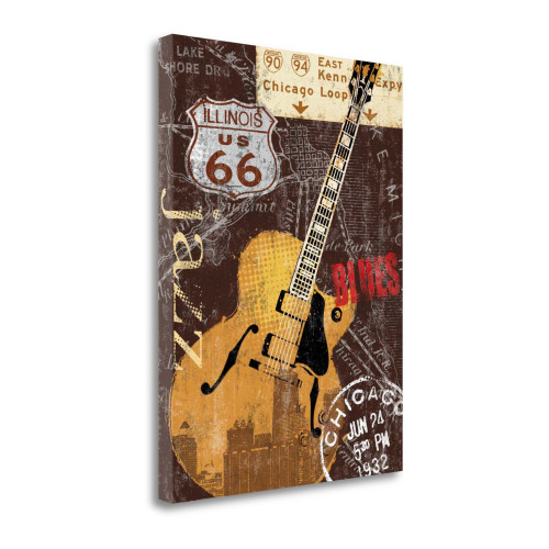 Chi Town 3 Wrapped Canvas Print Wall Art