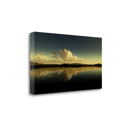 Cloud Reflection 4 Wrapped Canvas Print Living Room Wall Art