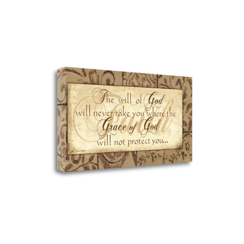Grace Of God 2 Wrapped Canvas Print Living Room Wall Art