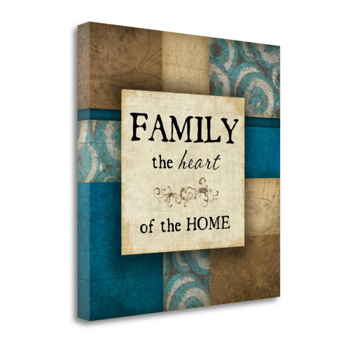 Family 16 Wrapped Canvas Print Living Room Wall Art