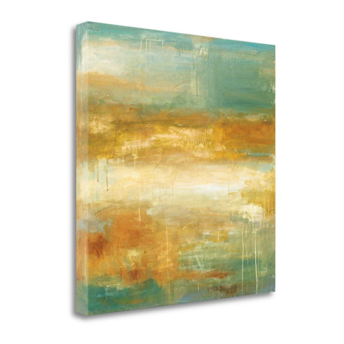 Golden Possibilities 1 Wrapped Canvas Print Living Room Wall Art