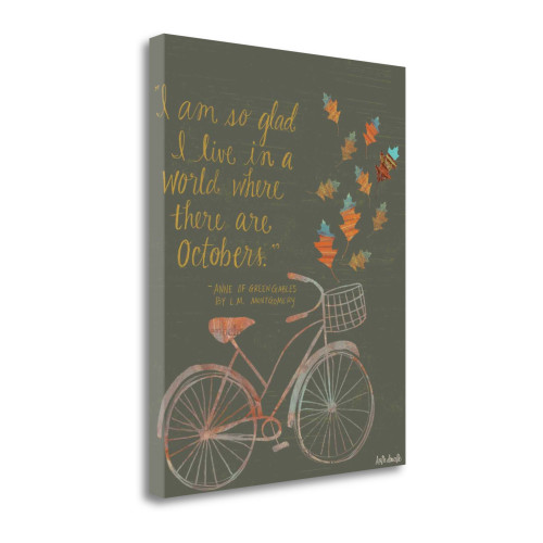 Octobers 2 Wrapped Canvas Print Living Room Wall Art