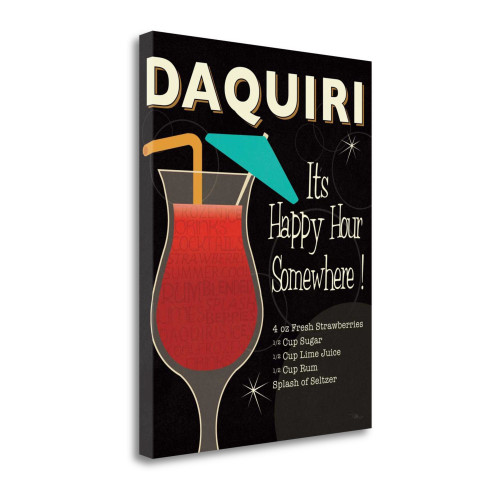 Cocktail Hour III Wrapped Canvas Print Living Room Wall Art