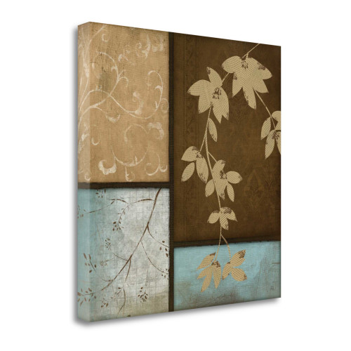 Spa I Wrapped Canvas Print Living Room Wall Art