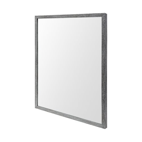Rectangle Grey Accent Mirror With Driftwood Quality Frame