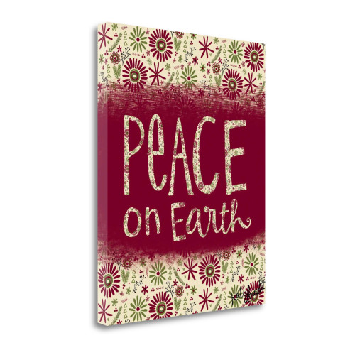 Peace On Earth 4 Wrapped Canvas Print Living Room Wall Art