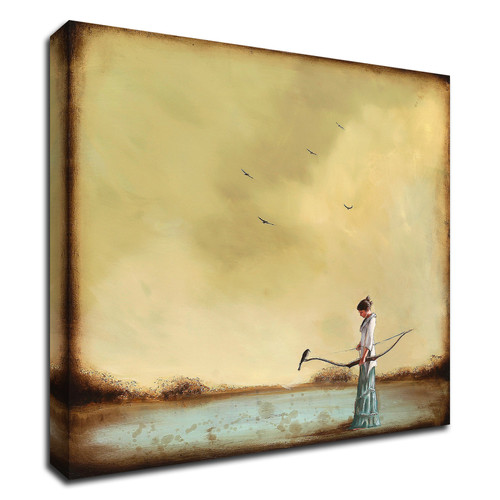 "Second Thoughts" Wrapped Canvas Print Wall Art
