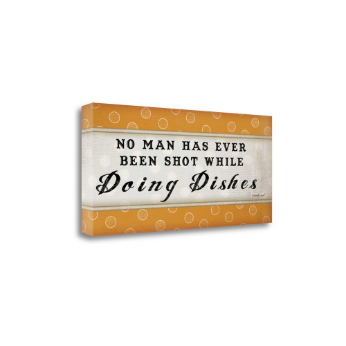 Doing Dishes 3 Wrapped Canvas Print Living Room Wall Art