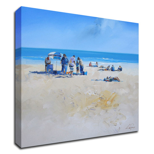 Family Day Wrapped Canvas Print Wall Art