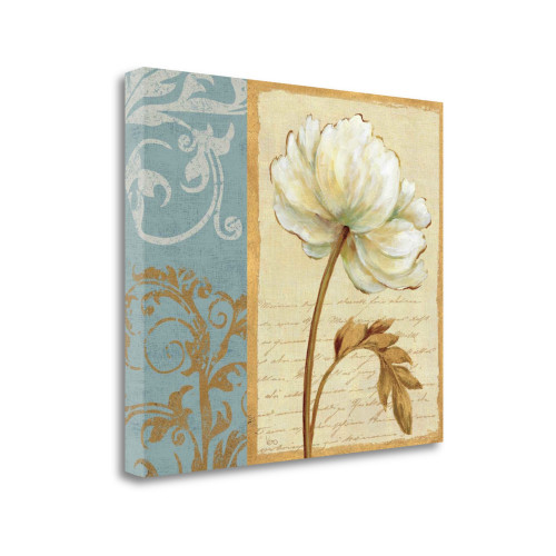 White Beauty I Wrapped Canvas Print Living Room Wall Art
