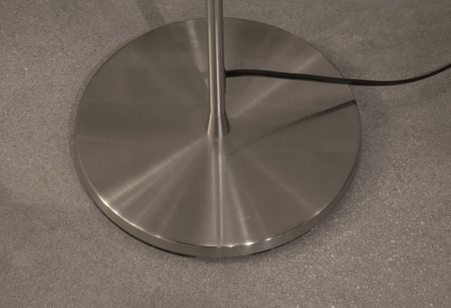 16" X 16" X 71" Brushed steel Metal 300W Torchiere