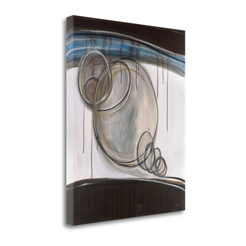 Bubbles II Wrapped Canvas Print Living Room Wall Art