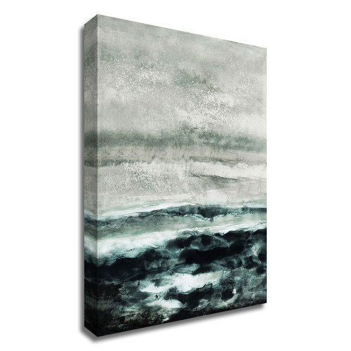 "Abstract Waterscape" Wrapped Canvas Print Wall Art