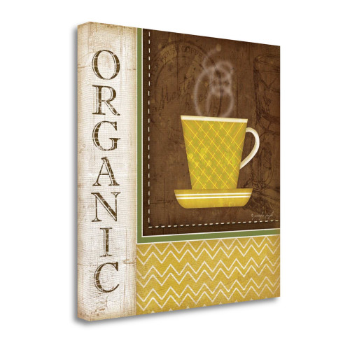 Organic Coffee 2 Wrapped Canvas Print Living Room Wall Art