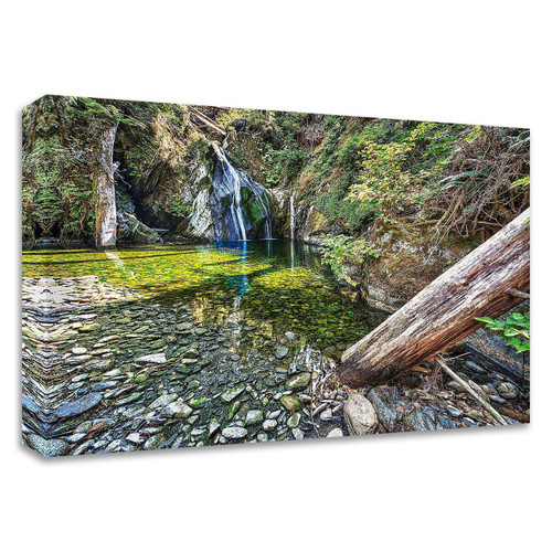 "Falls Creek" Wrapped Canvas Print Wall Art