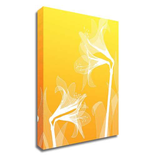 "Floral 3" Wrapped Canvas Print Wall Art
