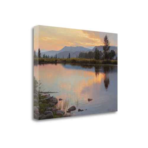 Tranquil Evening 3 Wrapped Canvas Print Wall Art