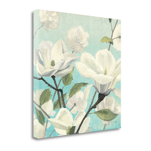 Southern Blossoms II Square Wrapped Canvas Print Living Room Wall Art