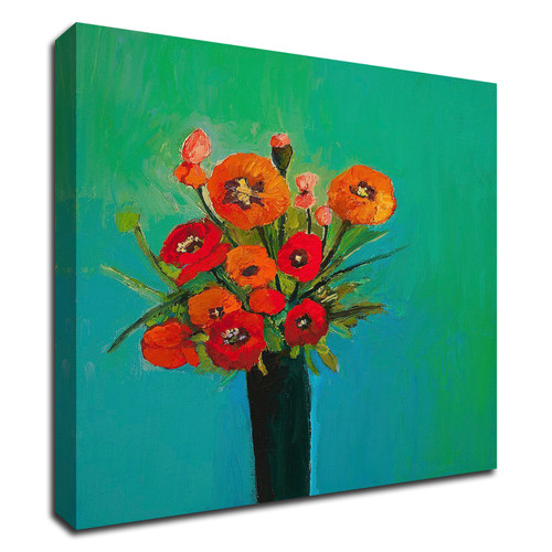 "Blue Summer Dreams" Wrapped Canvas Print Wall Art