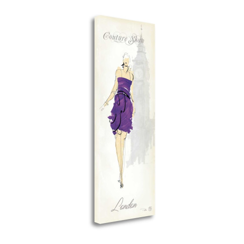 Fashion Lady III Wrapped Canvas Print Living Room Wall Art