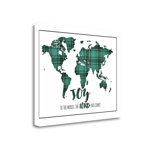 Joy To The World 17 Wrapped Canvas Print Living Room Wall Art