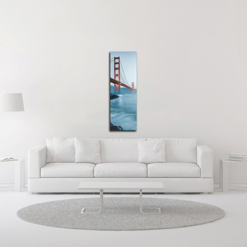 "Golden Gate Bridge At Dawn (B)" Wrapped Canvas Print Wall Art