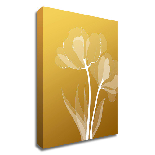 "Floral 6" Wrapped Canvas Print Wall Art