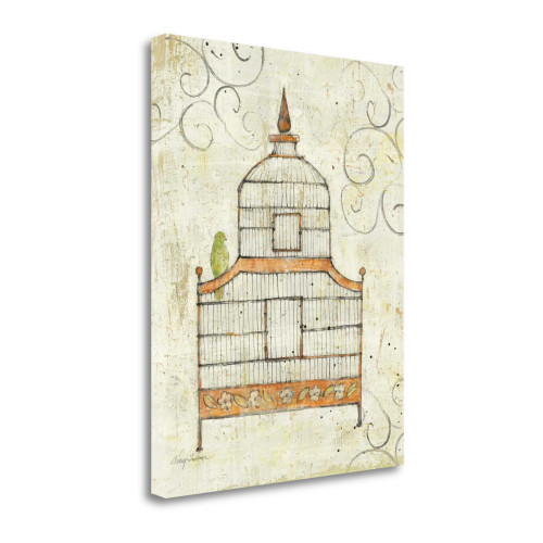 Bird Cage III Wrapped Canvas Print Living Room Wall Art