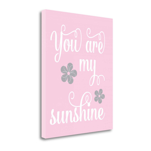 Sunshine I Wrapped Canvas Print Living Room Wall Art