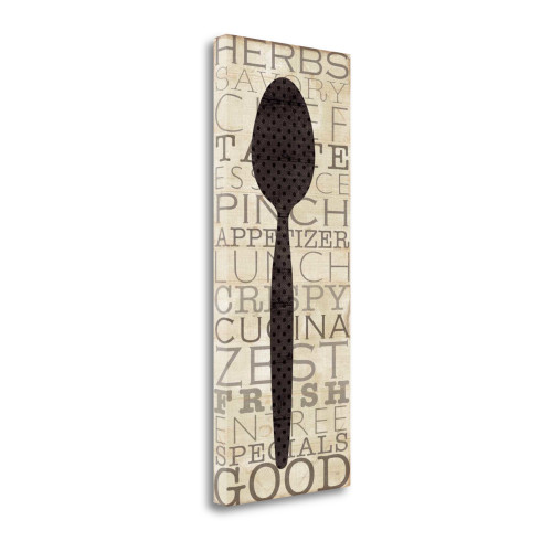 Kitchen Words II Wrapped Canvas Print Living Room Wall Art