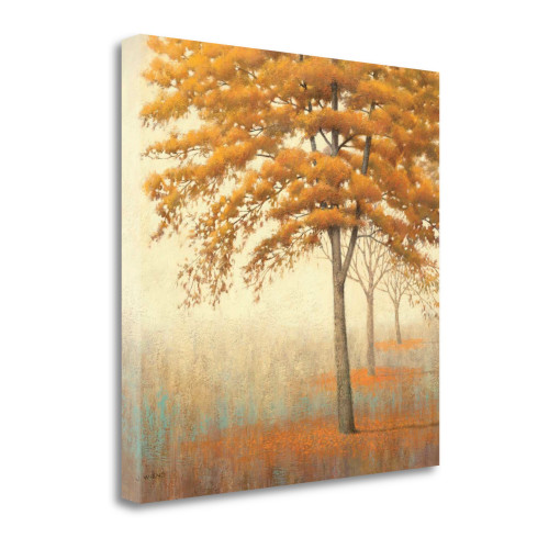 Autumn Trees I Wrapped Canvas Print Living Room Wall Art