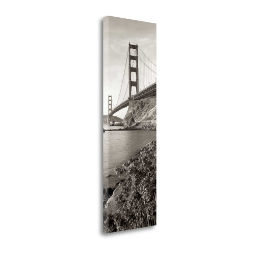 Golden Gate Bridge Pano 1 Wrapped Canvas Print Wall Art