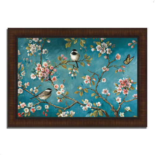 Blossom I Brown Picture Frame Print Wall Art