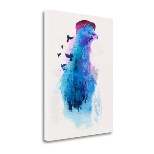 Everybody Flies To London 3 Wrapped Canvas Print Living Room Wall Art