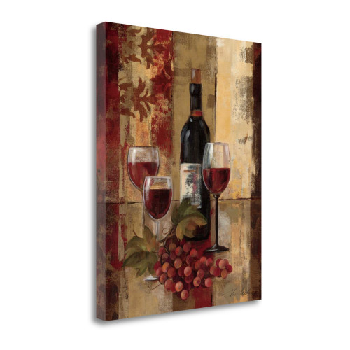 Graffiti And Wine II Wrapped Canvas Print Living Room Wall Art