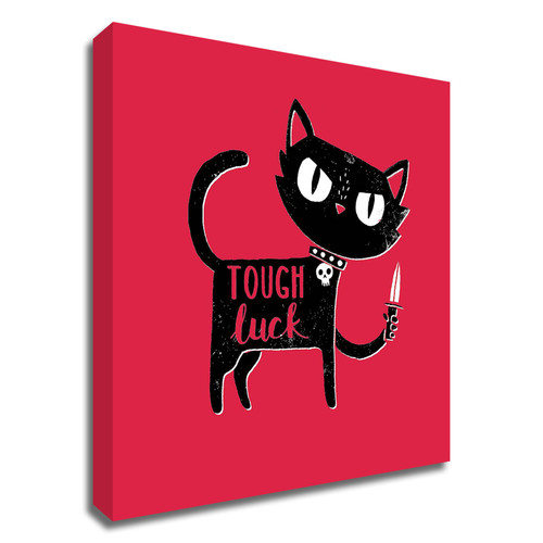 Tough Luck Wrapped Canvas Print Wall Art