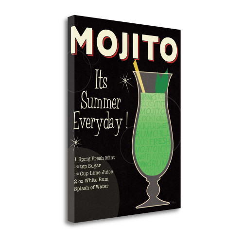Cocktail Hour IV Wrapped Canvas Print Living Room Wall Art