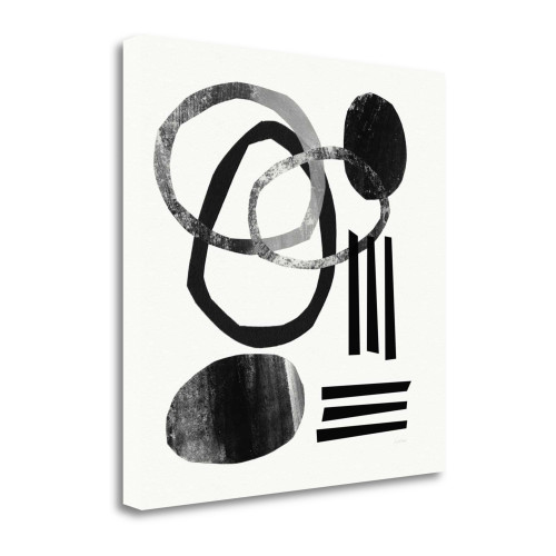Bw Zen I Wrapped Canvas Print Living Room Wall Art