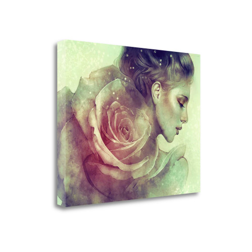 June Wrapped Canvas Print Living Room Wall Art