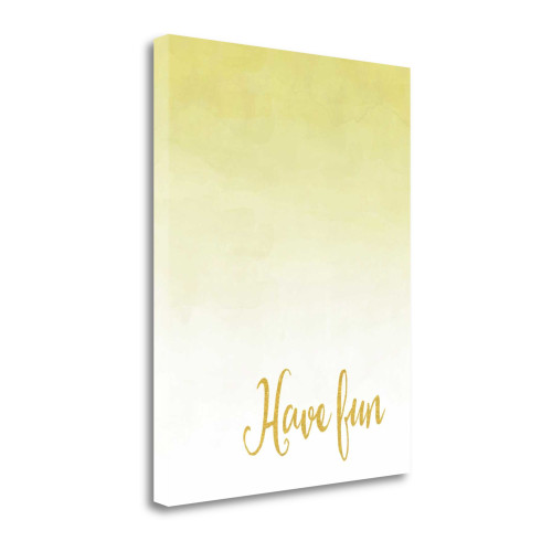 Have Fun 1 Wrapped Canvas Print Living Room Wall Art