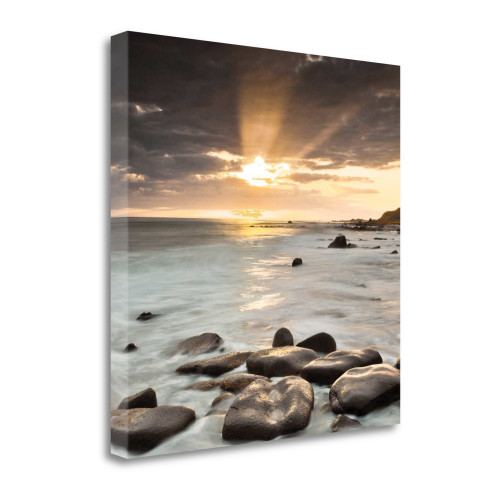 Nordic Sunset 1 Wrapped Canvas Print Wall Art