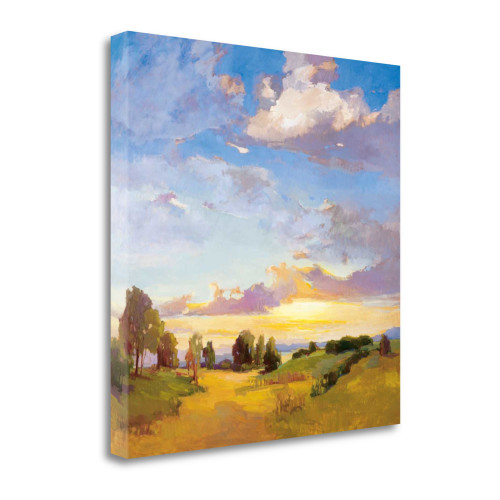 Golden Horizons 3 Wrapped Canvas Print Wall Art