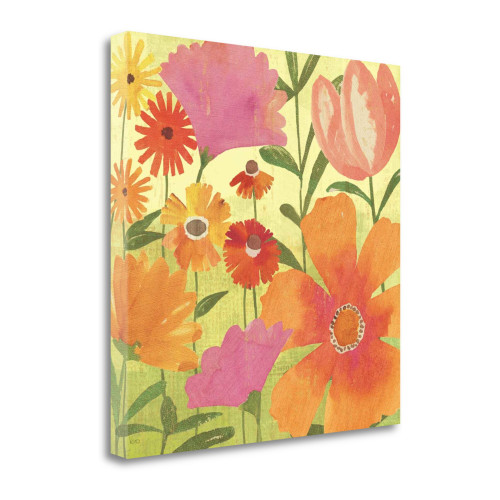 Spring Fling II Wrapped Canvas Print Living Room Wall Art