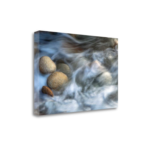 Stones And Waves 1 Wrapped Canvas Print Living Room Wall Art