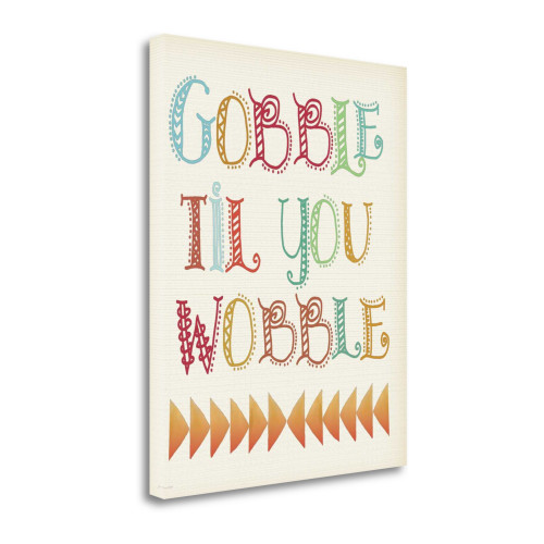 Gobble Wrapped Canvas Print Living Room Wall Art