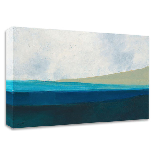 "Layered Earth 1" Wrapped Canvas Print Wall Art